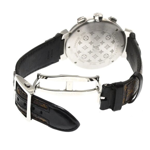 LOUIS VUITTON Tambour Q112F Chronograph Brown Dial Automatic Men's Watch_888587 - Picture 5 of 7